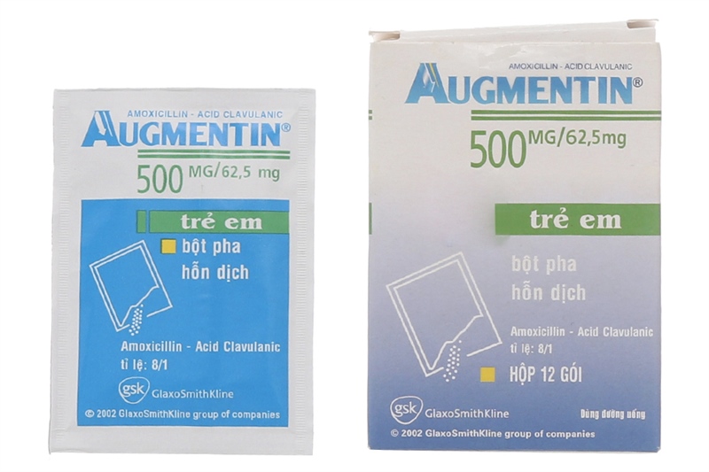 Augmentin 500/62.5mg sac