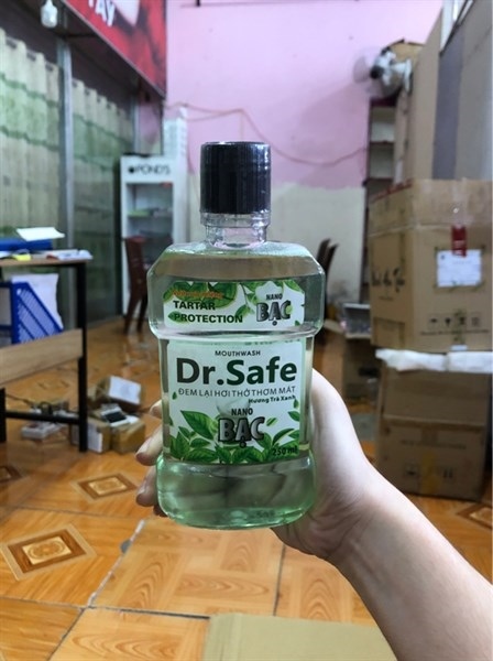 NSM TARTAR PROTECTION DR.SAFE NANO BẠC HƯƠNG TRÀ XANH 250ML