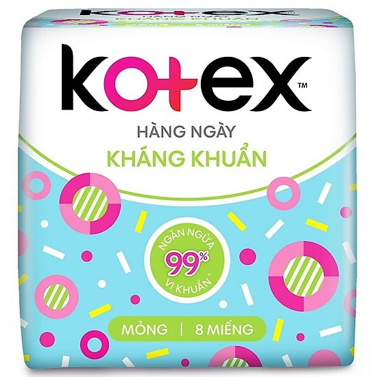 Kotex hàng ngày kháng khuẩn 8 miếng