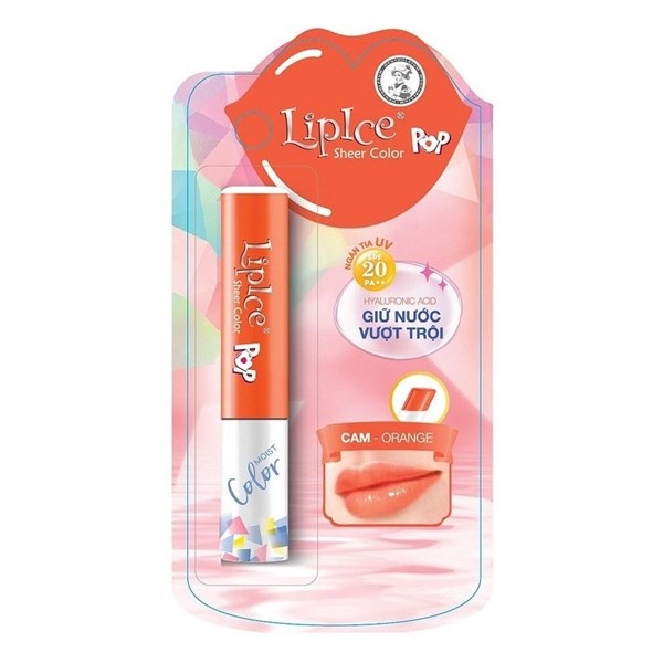 Son dưỡng môi Lipice Sheer Color Cam đào
