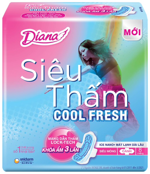 Diana Siêu thấm Cool fresh SMKC8