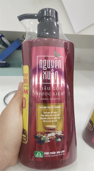 Dg DL nguyên xuân tóc thường đỏ chai 350 ml
