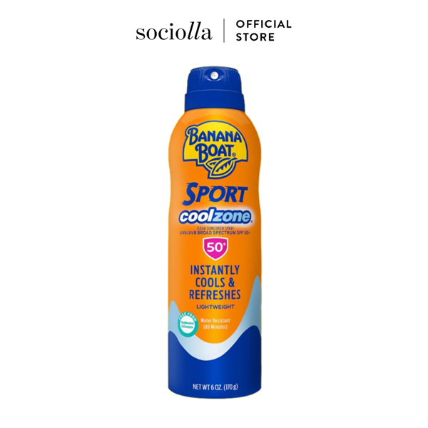 Xịt chống nắng Banana Boat Coolzone SPF 50+