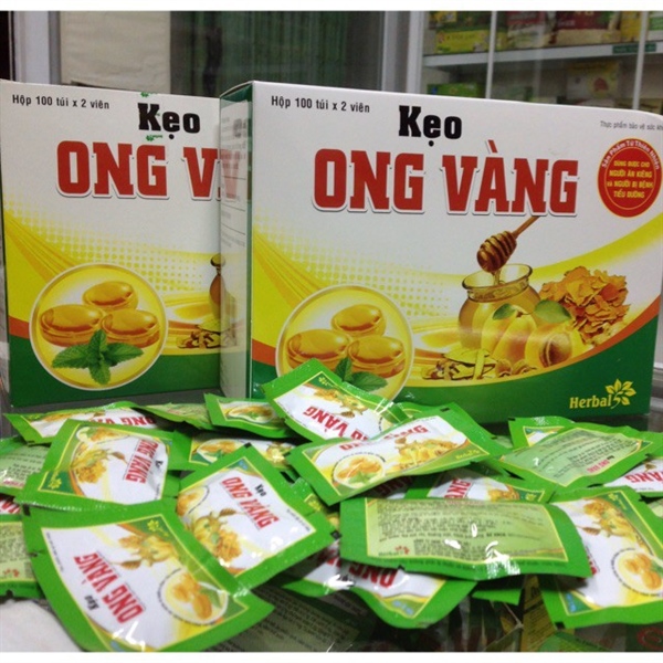 Kẹo ong vàng 2 viên