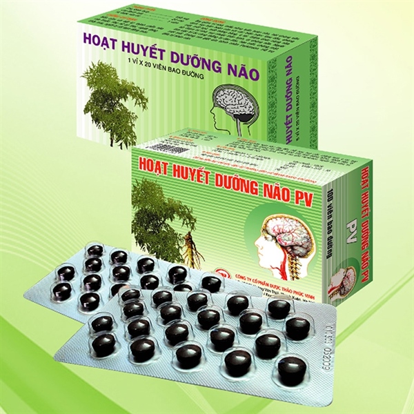 Hoạt huyết dưỡng não PV 100 viên