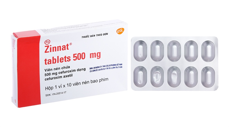 Zinnat tab 500mg