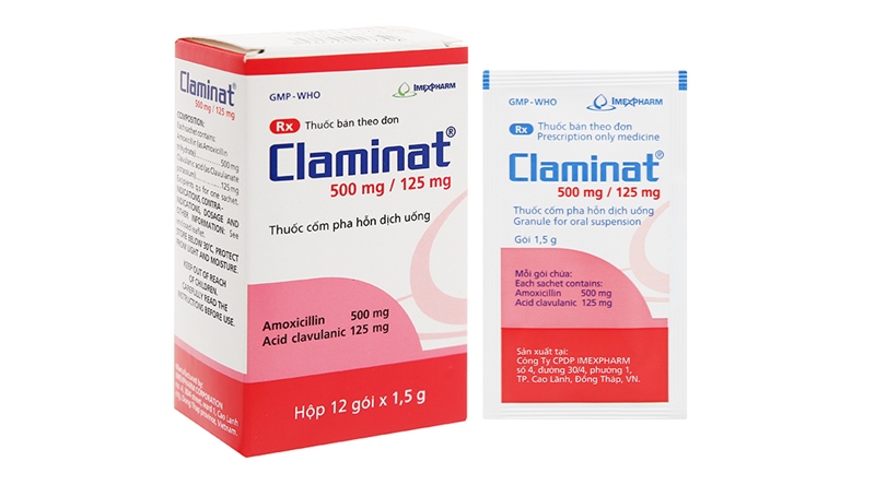 Claminat 500 mg/ 125 mg