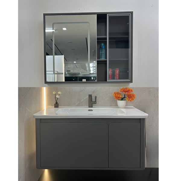 Bộ tủ chậu nhựa pico cao cấp GN T80-100X