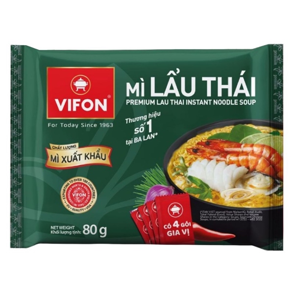 Mì lẩu thái Vifon gói 80g