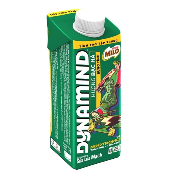 Sữa Lúa Mạch Nestle Milo Hương Bạc Hà 200ml