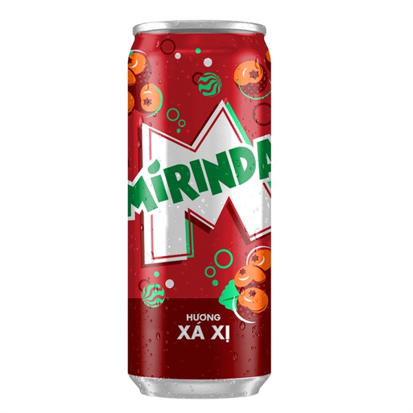 Nước ngọt Mirinda Xá xị lon 320ml