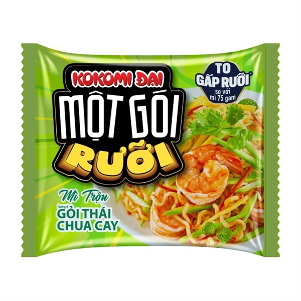 Mì trộn gỏi Thái chua cay Kokomi 134g