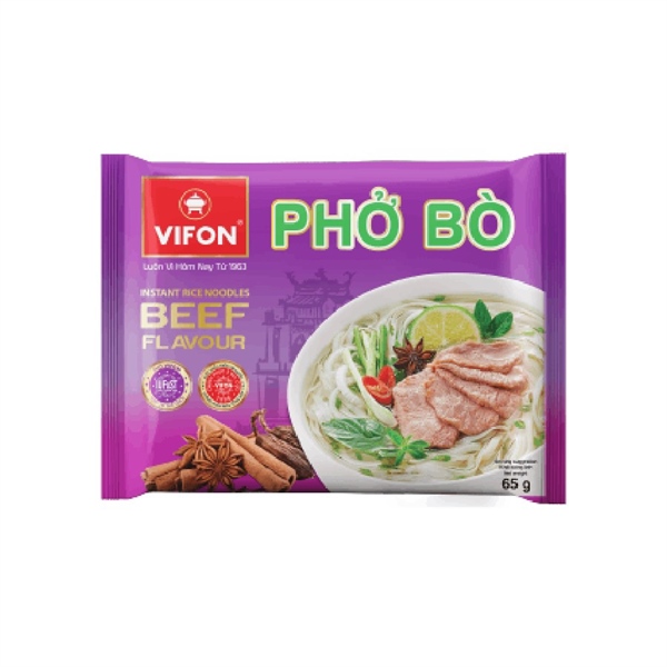 Phở bò ăn liền Vifon 65g