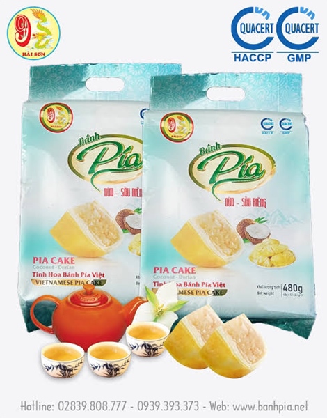 BÁNH PÍA DỪA SẦU RIÊNG 500G