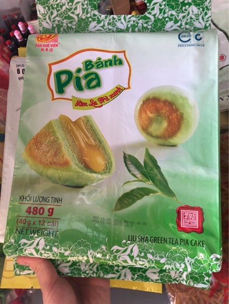 BÁNH PÍA KIM SA TRÀ XANH 480G