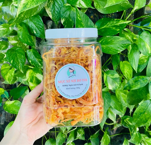 Mực sợi bơ tỏi 500gr