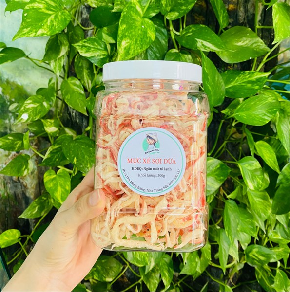 Mực sợi nước dừa 500gr