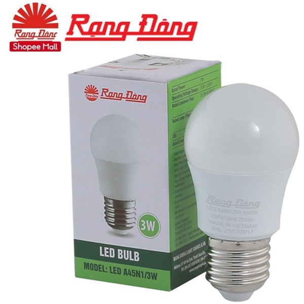 Bóng led buld Rạng Đông từ 3W-30W