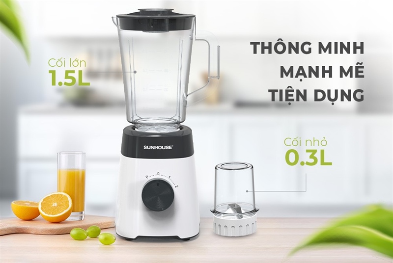 Máy xay sinh tố Sunhouse SHD5114 2 cối 450W