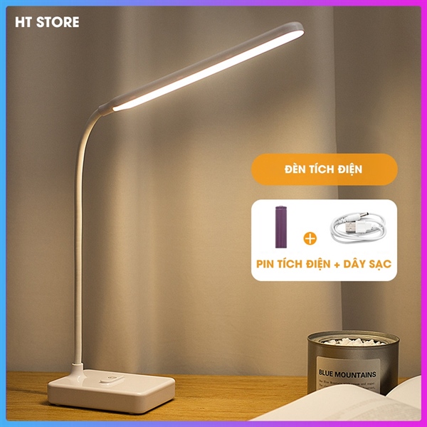 Đèn bàn tích điện 3 màu ánh sáng EUROPEAN