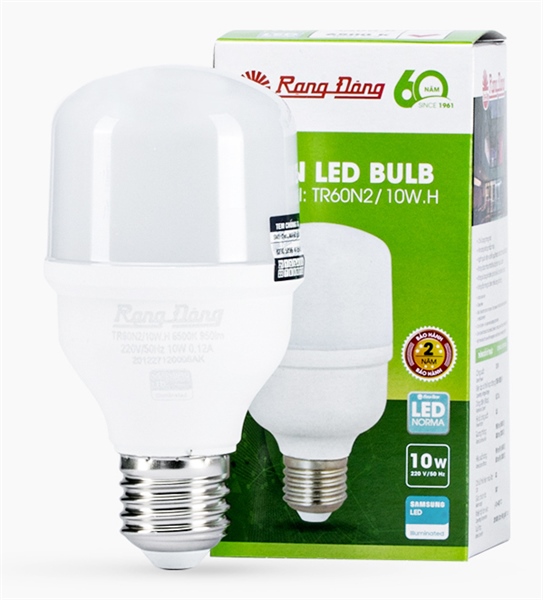Bóng led trụ Rạng Đông 10/14/20/30/40/50W