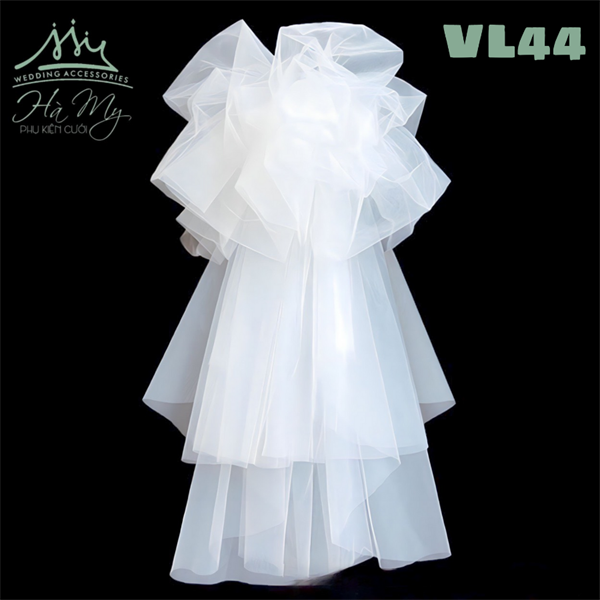 Lúp voan trắng phồng 85cm