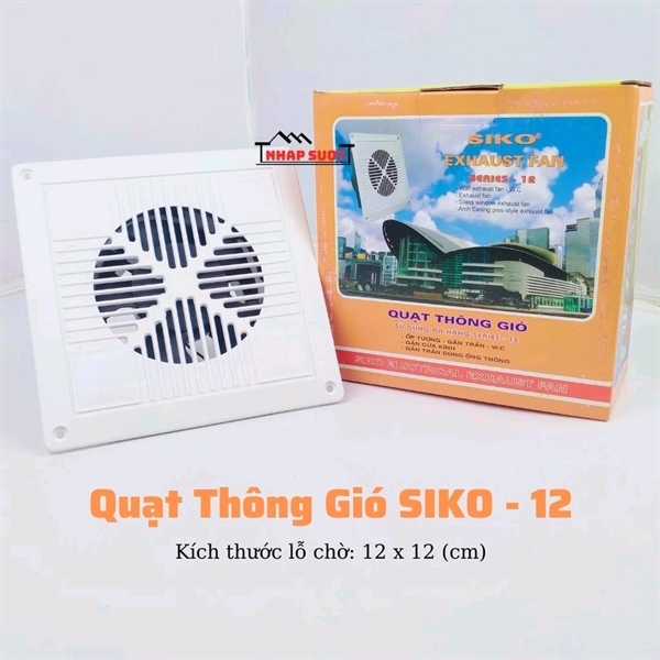 Quạt âm trần 12S (13x13) Grineu không nối ống