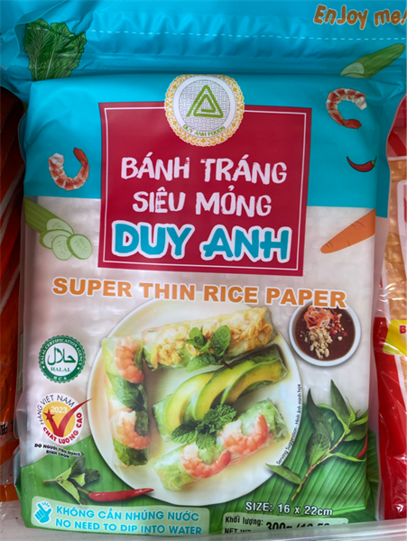 BÁNH TRÁNG SIÊU MỎNG DUY ANH – 300G