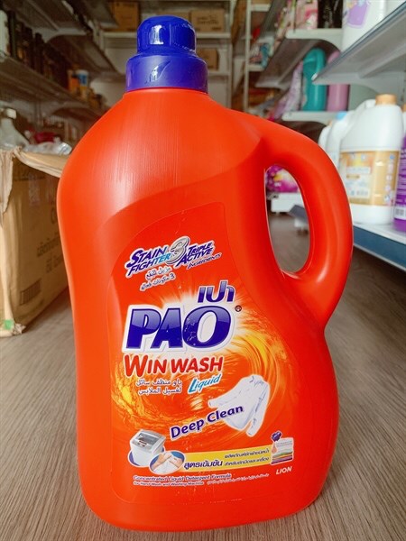 NƯỚC GIẶT SIÊU ĐẬM ĐẶC : PAO STAIN FIGHTER BOOSTER ACTIVE 3L-duoc-ban-tai-Tạp Hoá Thái Lan