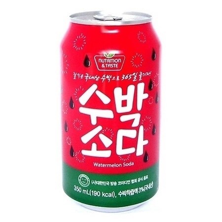 NƯỚC UỐNG CÓ GAS VỊ DƯA HẤU SFC SODA SPARKLING WATERMELON 350ML-duoc-ban-tai-Tạp Hoá Thái Lan