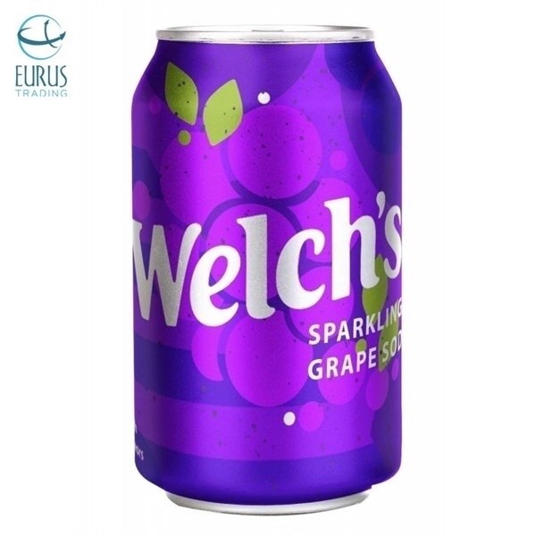 NƯỚC NGỌT MỸ CÓ GA WELCH'S SPARKLING GRAPE SODA HƯƠNG NHO 355ML-duoc-ban-tai-Tạp Hoá Thái Lan