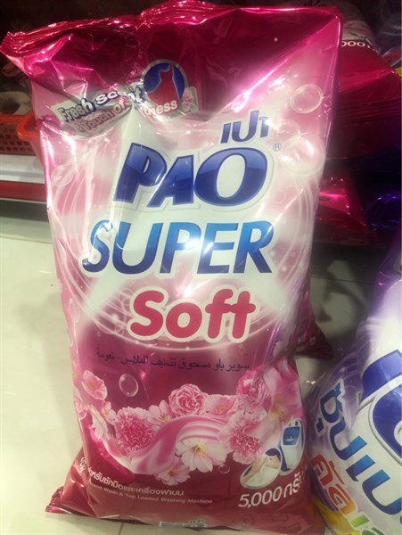 Bột giặt Pao túi 5kg hồng-duoc-ban-tai-Tạp Hoá Thái Lan