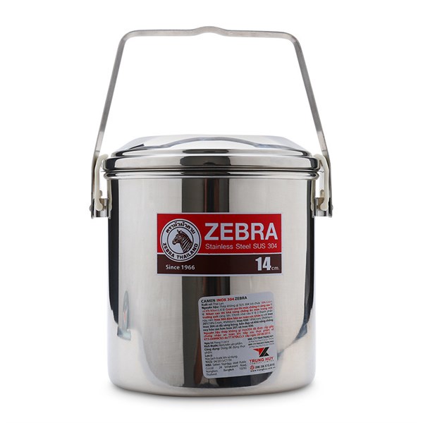 Cặp lồng inox có ngăn sâu lòng Zebra 151625 14cm-duoc-ban-tai-Tạp Hoá Thái Lan