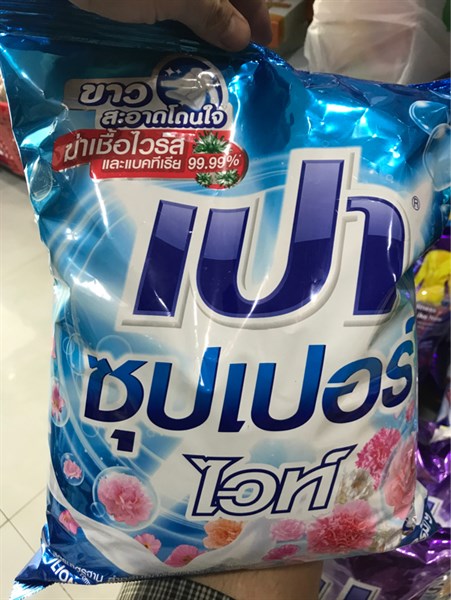 BỘT GIẶT PAO NANOTECH 5KG XANH TẨY TRẮNG THÁI LAN-duoc-ban-tai-Tạp Hoá Thái Lan