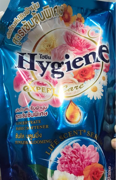 NƯỚC XẢ HYGIENE 1300ml xanh đậm-duoc-ban-tai-Tạp Hoá Thái Lan