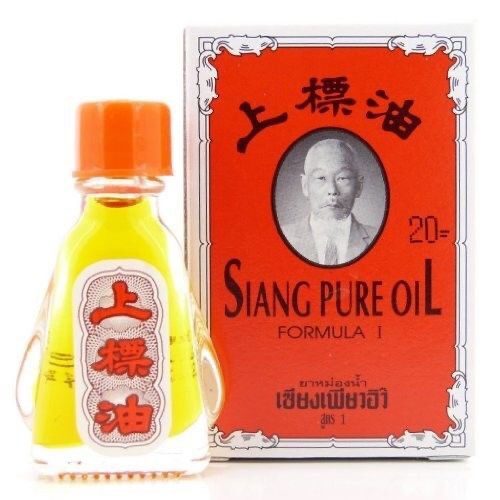 Siang Pure Oil Formula 1 Original Menthol Herbal Relieve Dizziness Itches 3cc-duoc-ban-tai-Tạp Hoá Thái Lan