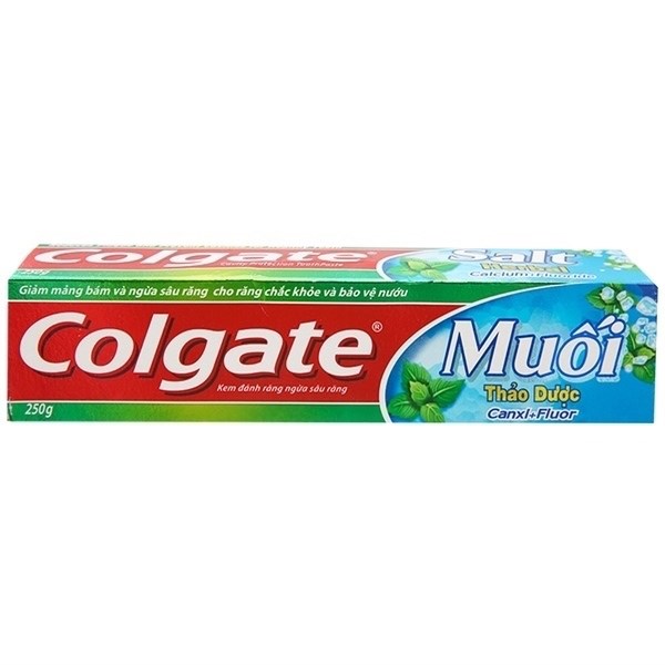 KEM ĐÁNH RĂNG COLGATE MUỐI THẢO DƯỢC 250G COLGATE TOOTHPASTE HERBAL SALT 250G-duoc-ban-tai-Tạp Hoá Thái Lan