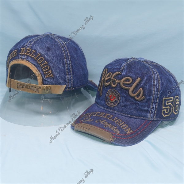 Nón kết jean cao cấp ông địa True Religion 56