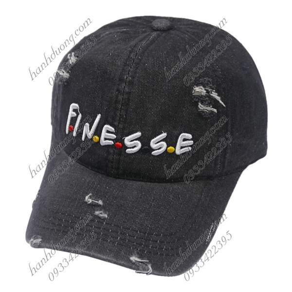 Nón kết jean Finesse khóa gài thời trang, cá tính (FINE01)