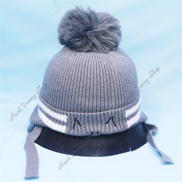 Nón len mặt mèo từ 6 tháng-2 tuổi vòng đầu từ 44-48cm hàng quảng châu