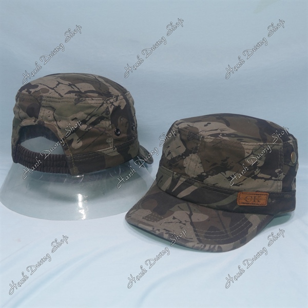 Nón kết đầu bằng lính CK phía sau có thun tăng size đầu từ 56-58cm