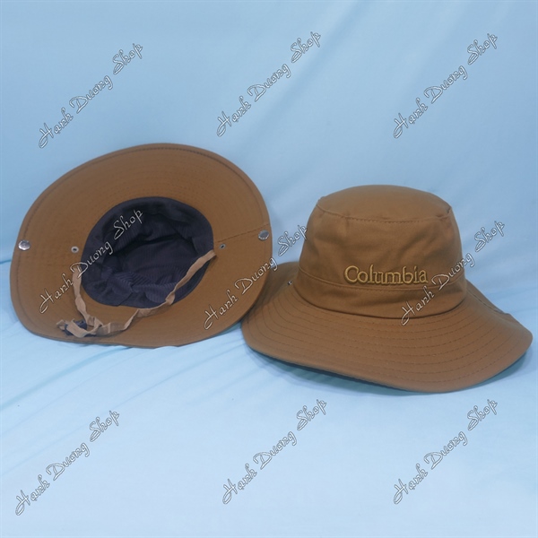 Nón tai bèo nam vành rộng 8,5 cm thêu chữ Columbia