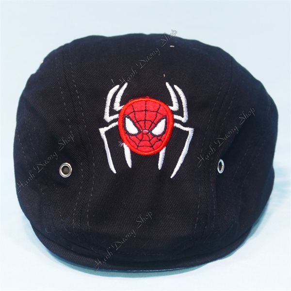 Nón mỏ vịt trẻ em từ 1-3 tuổi thêu hình con nhện (NHTE02)