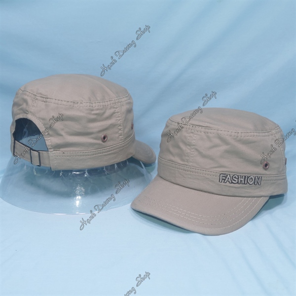 Nón kết đầu bằng thêu chữ Fashion có khóa tăng giảm size đầu từ 56-60cm