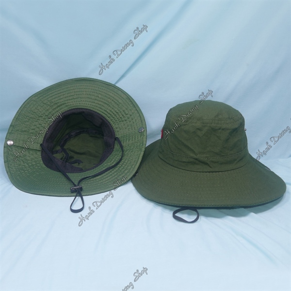 Nón tai bèo nam không thêu vành rộng (DNY01)