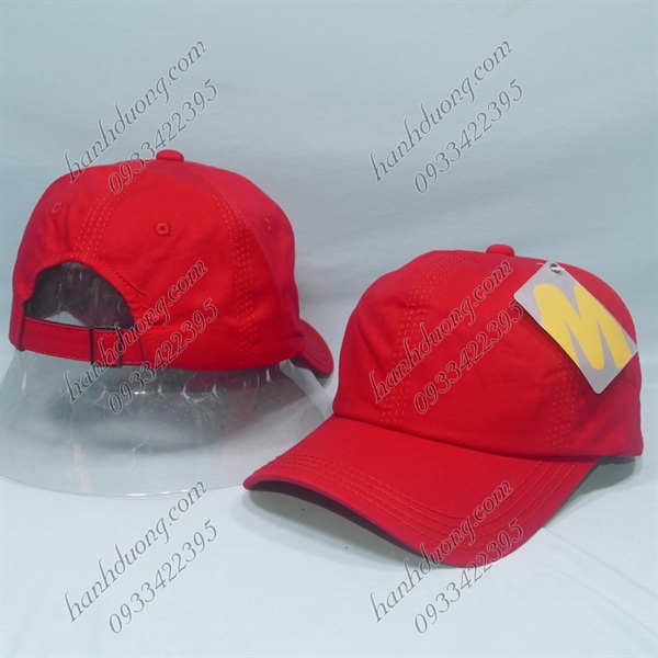 Nón kết nam nữ trơn không thêu logo vải cotton xịn