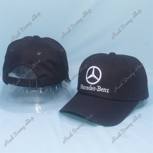 Nón kết nam nữ giá rẻ thêu chữ Mercedes Benz tem xe