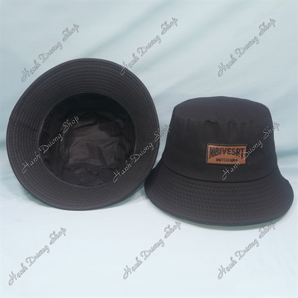 Nón tai bèo mũ bucket vành nhỏ thêu chữ Nbivesrt