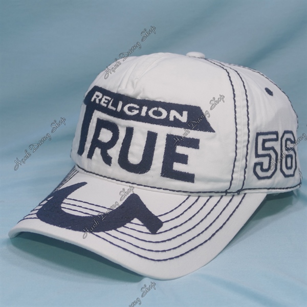 Nón kết ông địa chữ V ở kết thêu chữ True 56