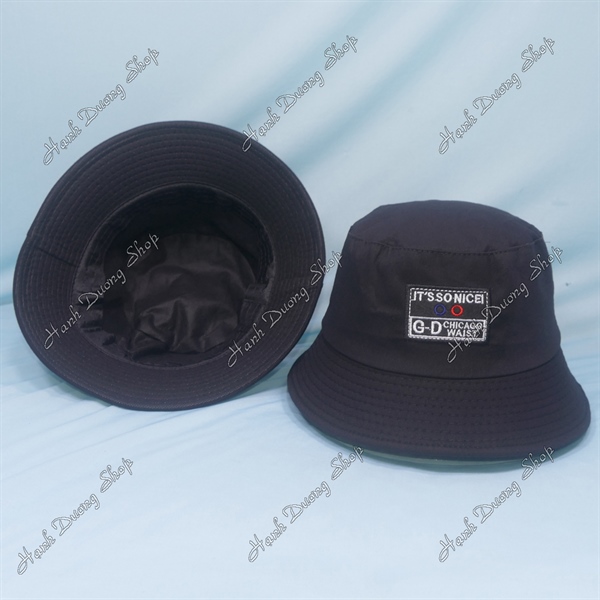 Mũ Bucket It's so nice nón tai bèo G-D (GD) vành nhỏ 6cm vòng đầu 57-58cm